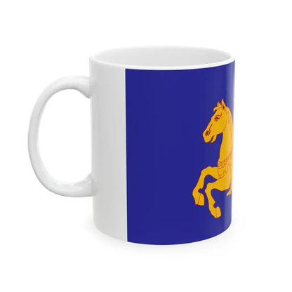 Flag of Marche Lega Nord (Italy) White Coffee Mug - Go Mug Yourself