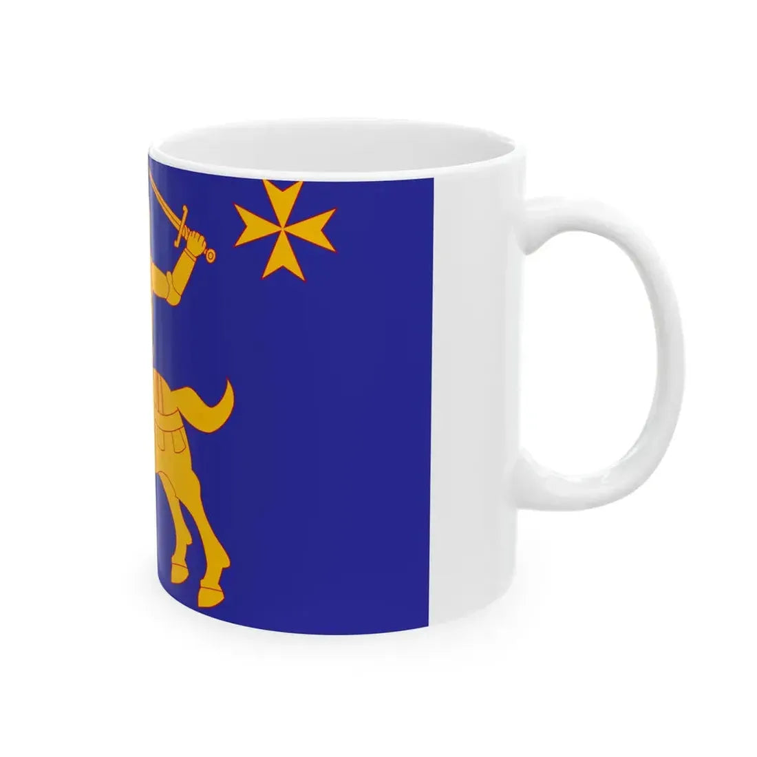 Flag of Marche Lega Nord (Italy) White Coffee Mug - Go Mug Yourself