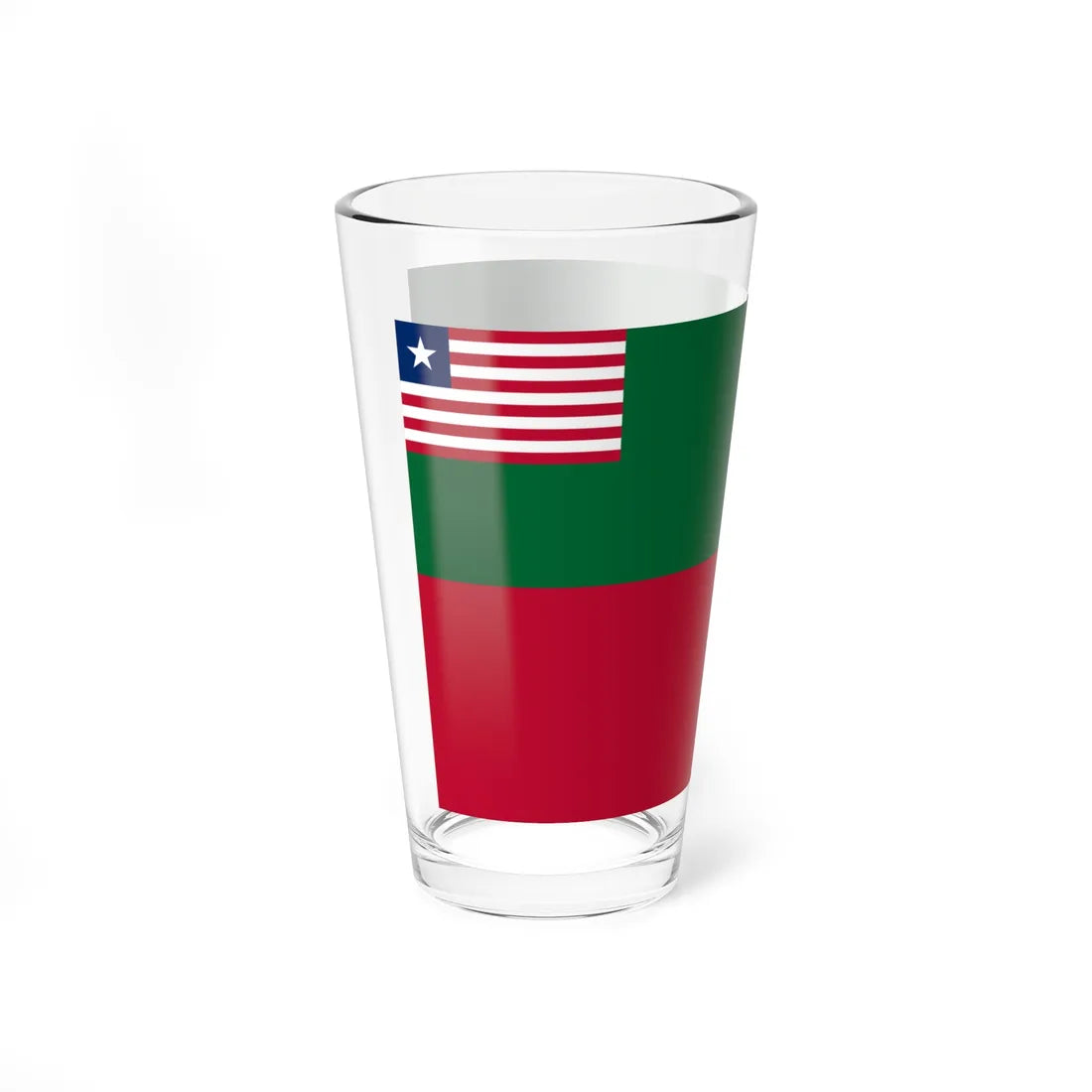 Flag of Margibi County (Liberia) Pint Glass 16oz - Go Mug Yourself