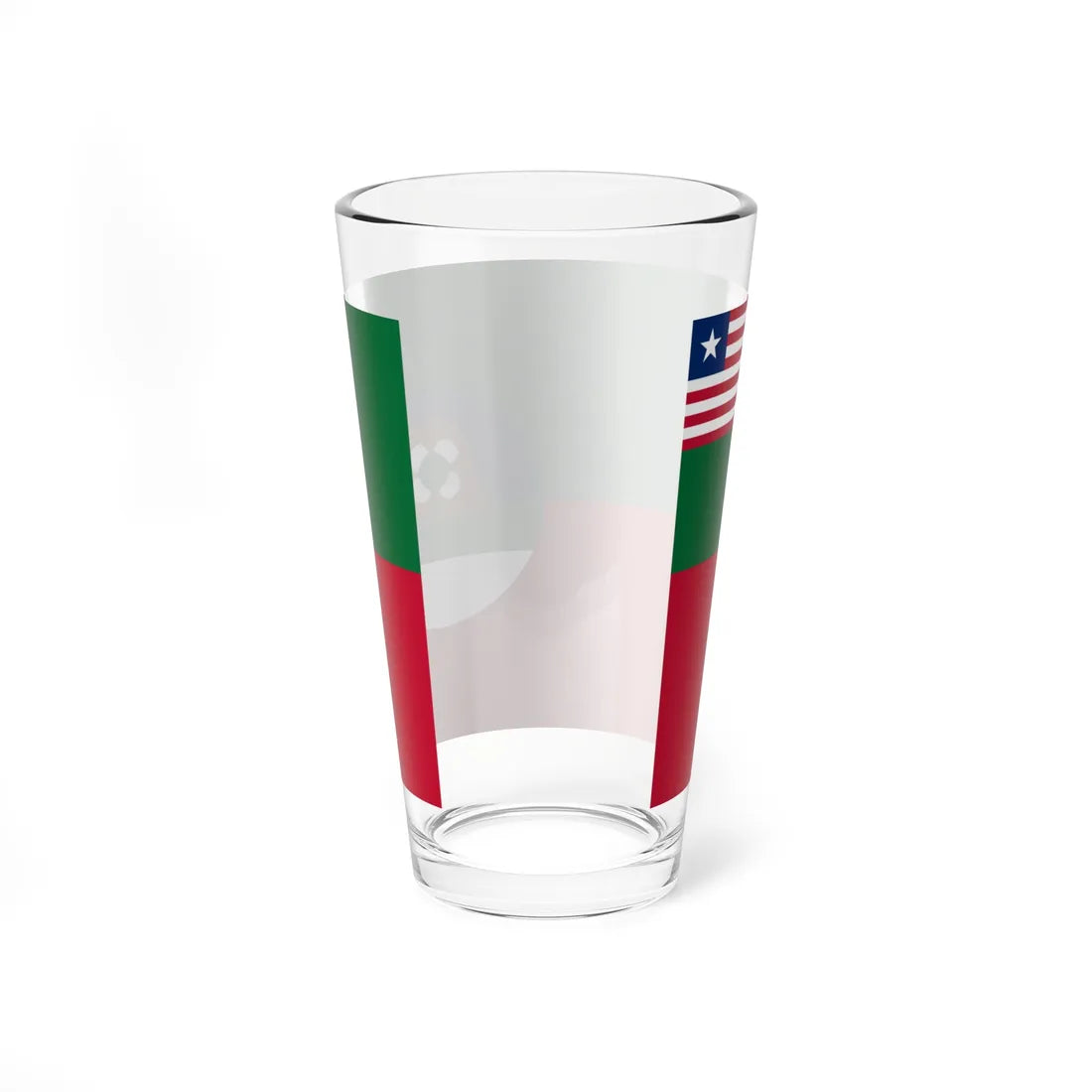 Flag of Margibi County (Liberia) Pint Glass 16oz - Go Mug Yourself