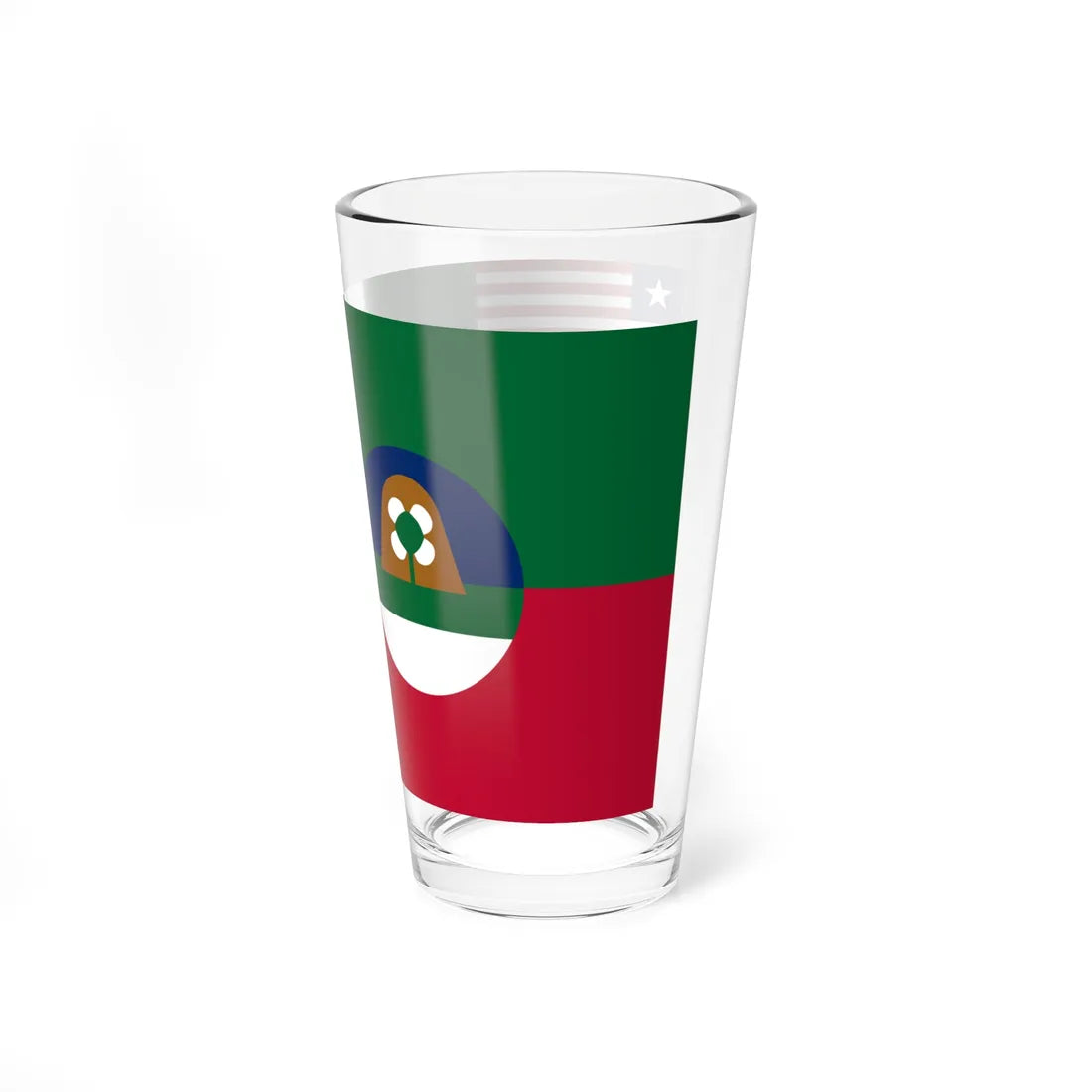 Flag of Margibi County (Liberia) Pint Glass 16oz - Go Mug Yourself