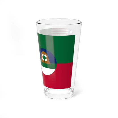 Flag of Margibi County (Liberia) Pint Glass 16oz - Go Mug Yourself