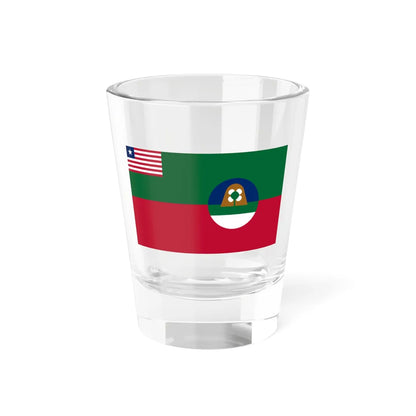 Flag of Margibi County (Liberia) Shot Glass 1.5oz 1.5oz - Go Mug Yourself