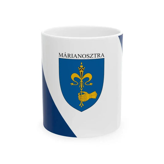 Flag of Marianosztra (Hungary) White Coffee Mug 11oz - Go Mug Yourself