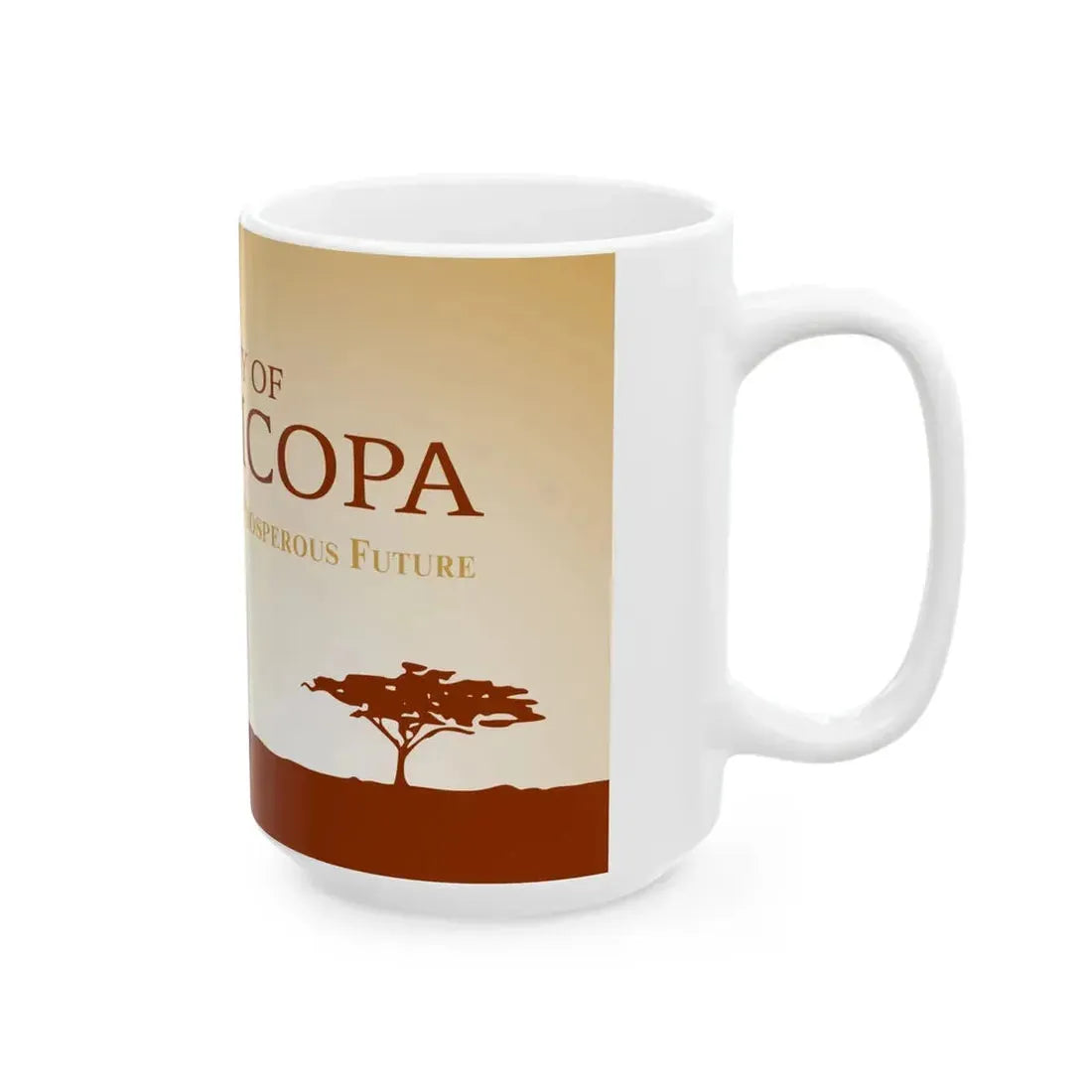 Flag of Maricopa Arizona 2008-2017 (United States) White Coffee Mug - Go Mug Yourself