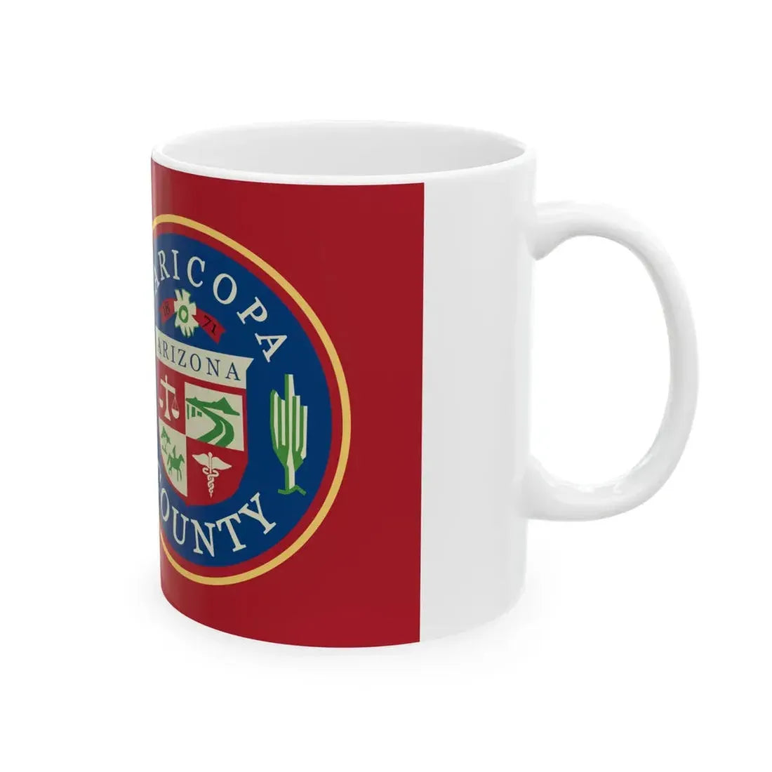 Flag of Maricopa County (United States) White Coffee Mug - Go Mug Yourself