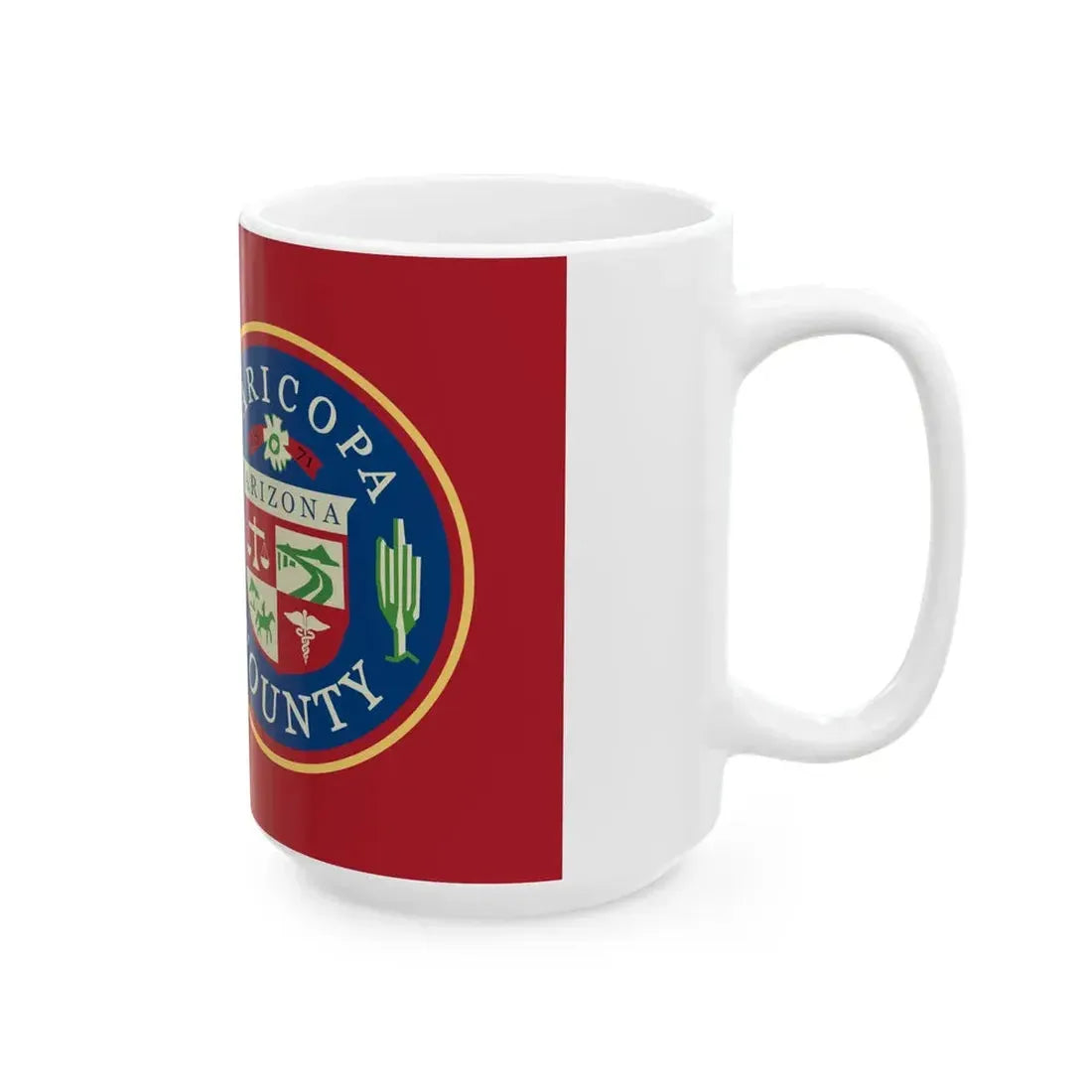 Flag of Maricopa County (United States) White Coffee Mug - Go Mug Yourself