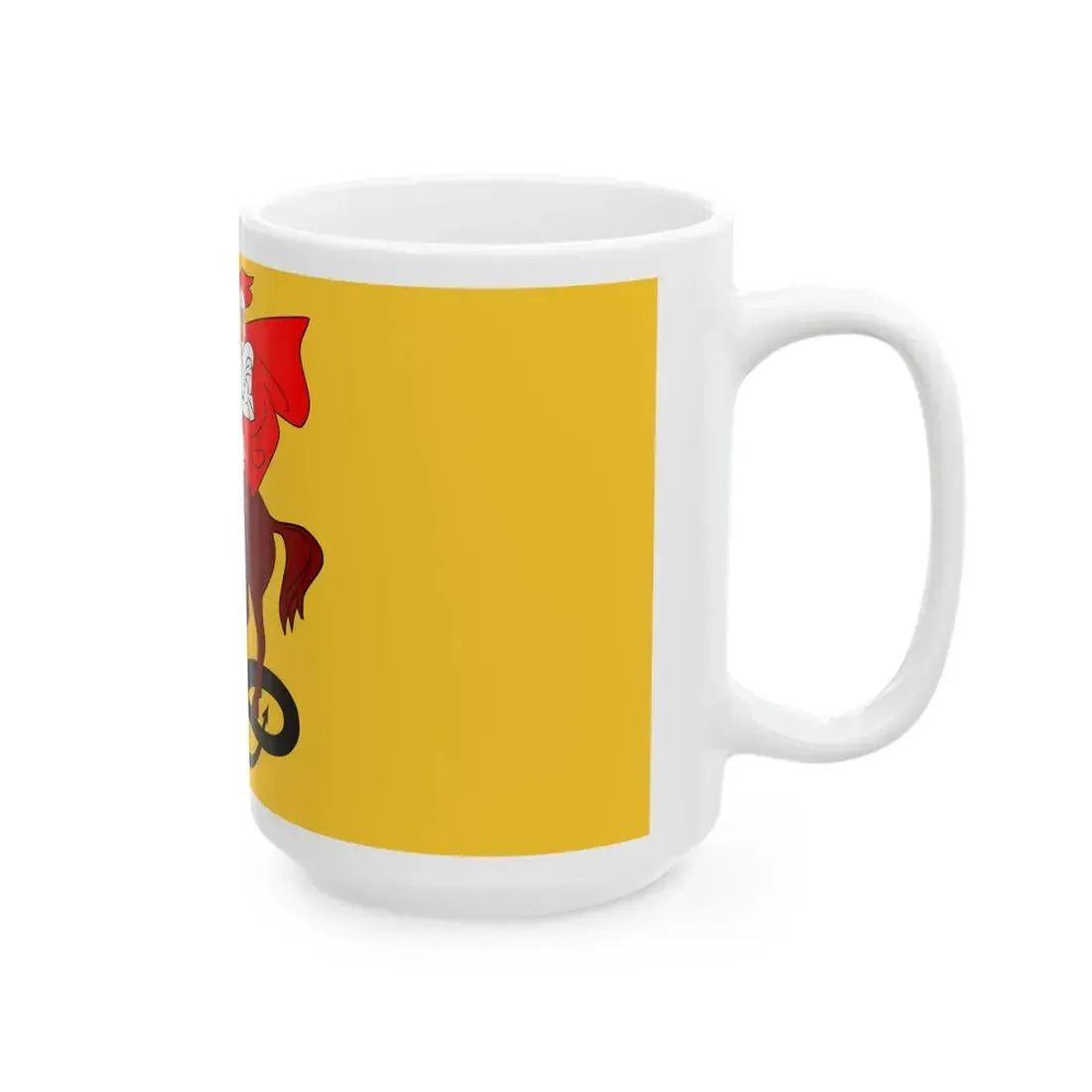 Flag of Marijampole (Lithuania) White Coffee Mug - Go Mug Yourself