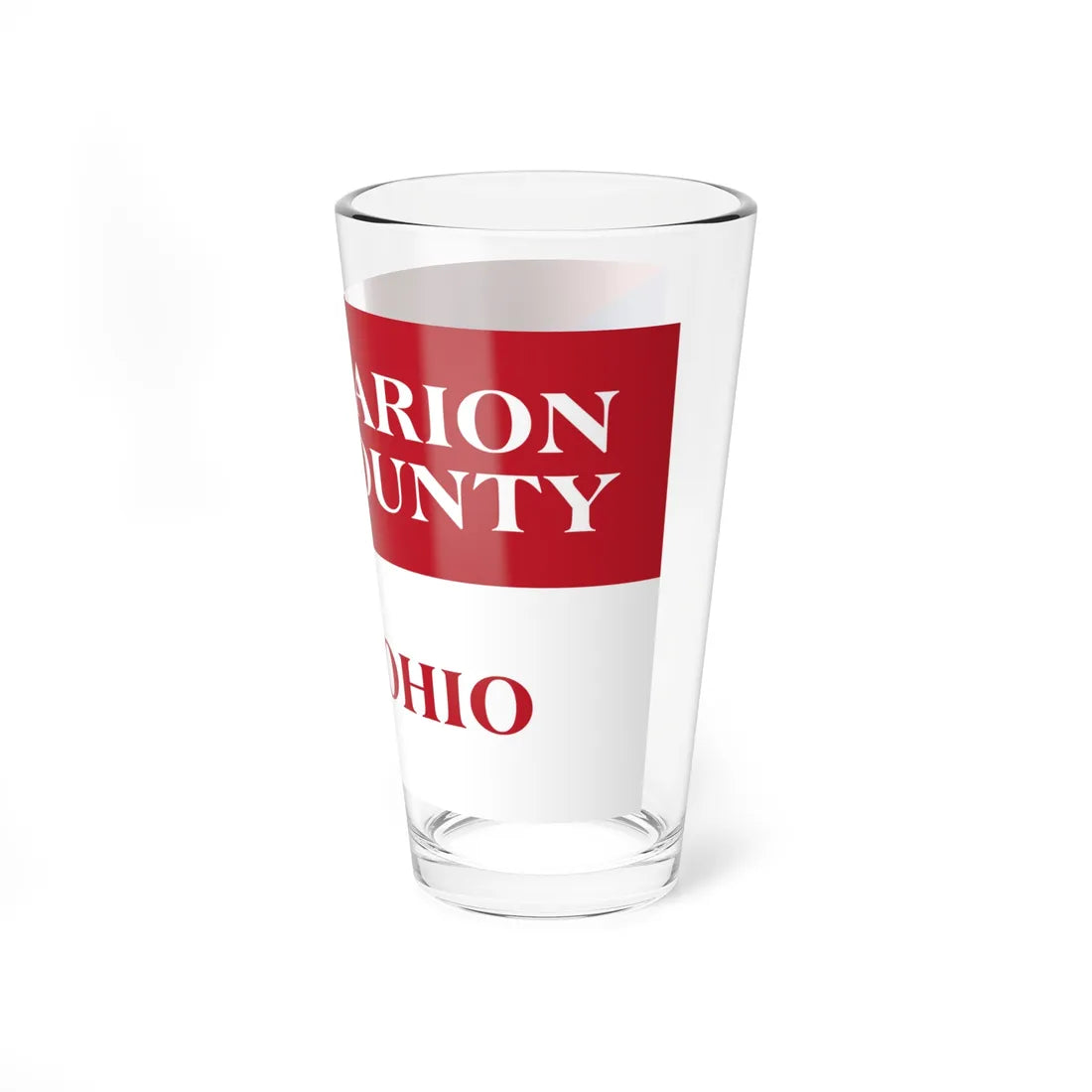 Flag of Marion County Ohio (United States) Pint Glass 16oz - Go Mug Yourself
