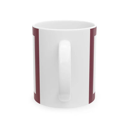 Flag of Marion County West Virginia (United States) White Coffee Mug - Go Mug Yourself