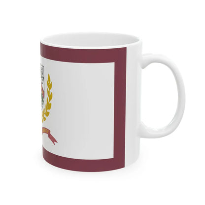 Flag of Marion County West Virginia (United States) White Coffee Mug - Go Mug Yourself