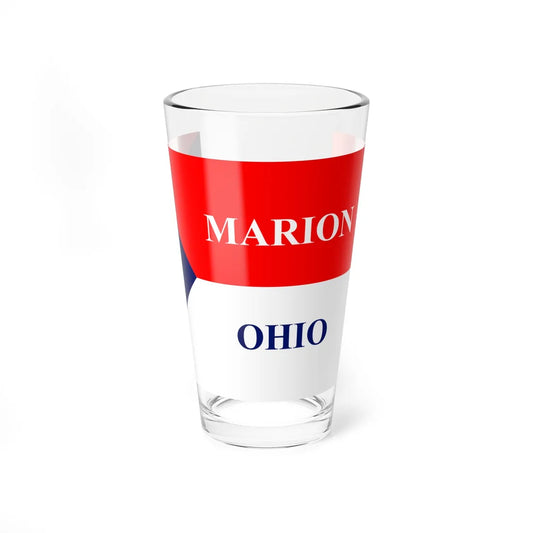Flag of Marion Ohio (United States) Pint Glass 16oz 16oz - Go Mug Yourself