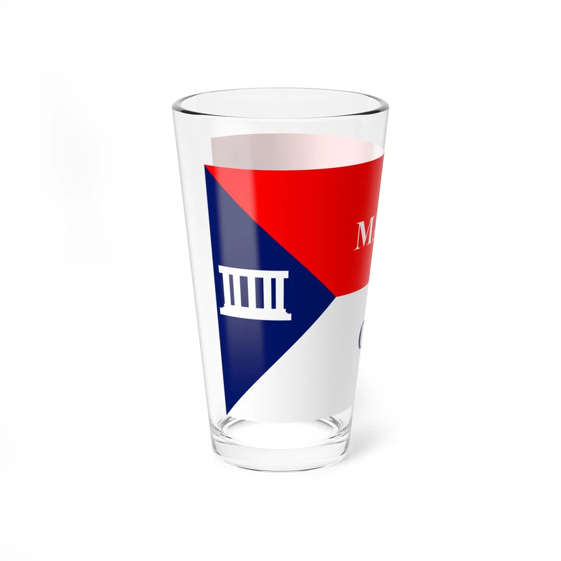 Flag of Marion Ohio (United States) Pint Glass 16oz - Go Mug Yourself