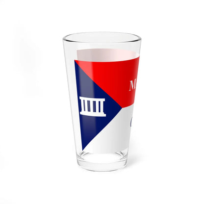 Flag of Marion Ohio (United States) Pint Glass 16oz - Go Mug Yourself