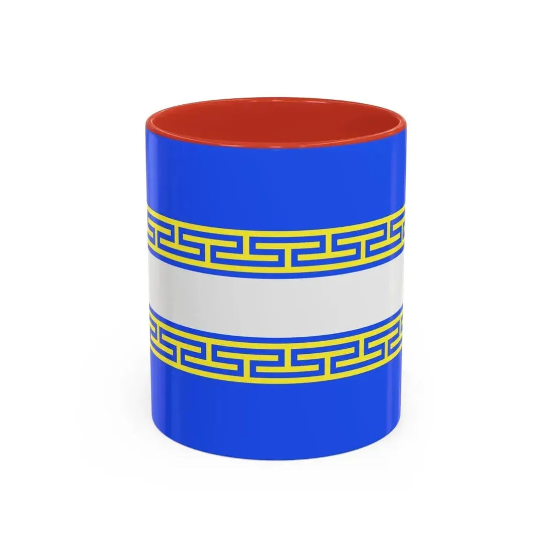Flag of Marne France 2 - Accent Coffee Mug 11oz Red - Go Mug Yourself