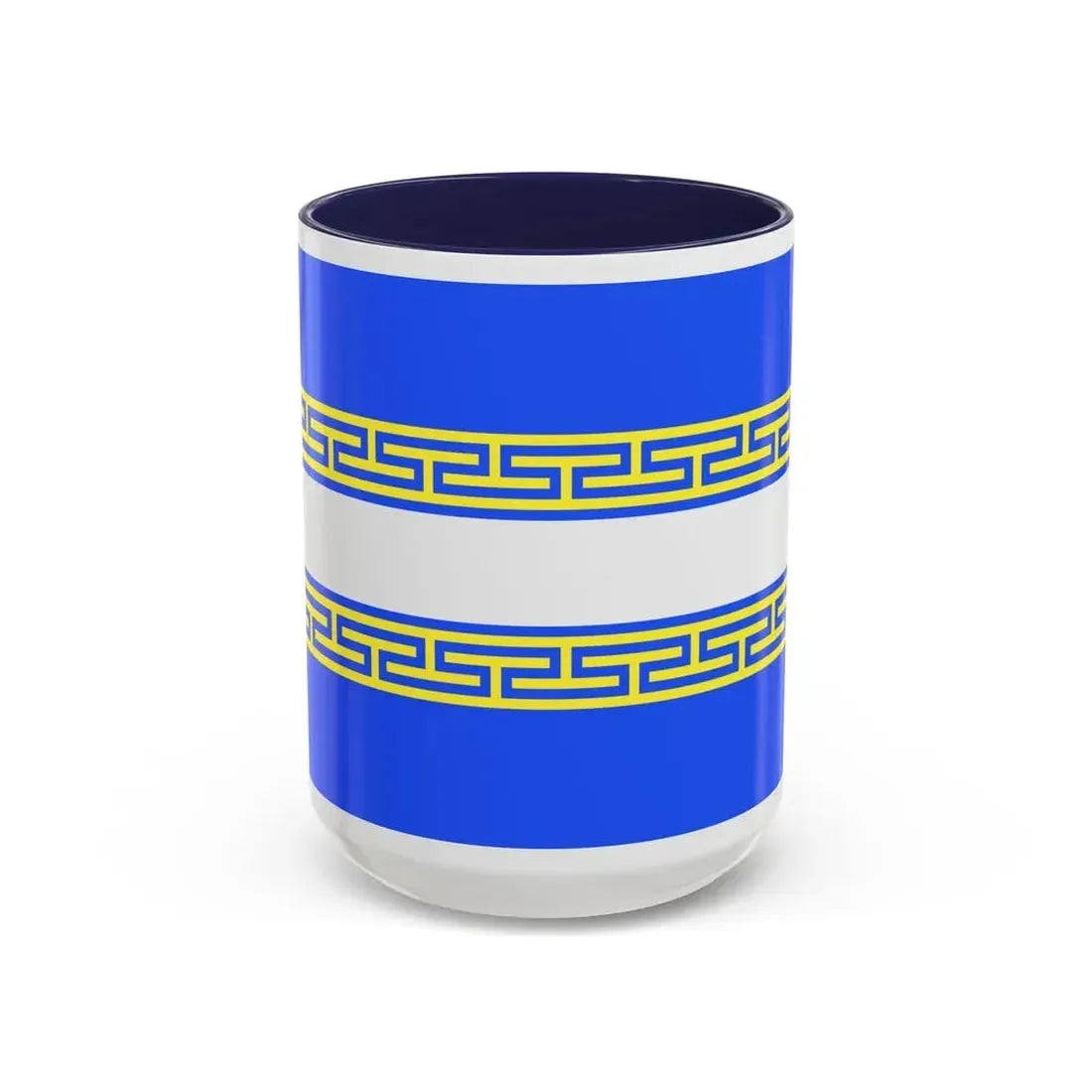Flag of Marne France 2 - Accent Coffee Mug 15oz Navy - Go Mug Yourself