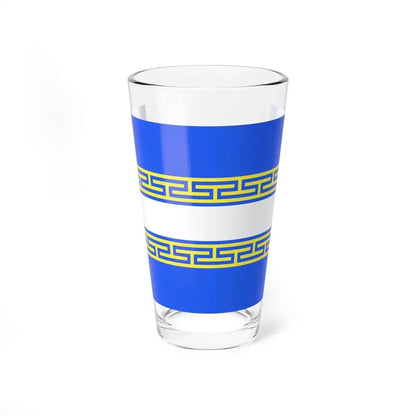 Flag of Marne France 2 - Pint Glass 16oz 16oz - Go Mug Yourself
