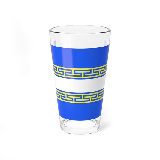Flag of Marne France 2 - Pint Glass 16oz 16oz - Go Mug Yourself