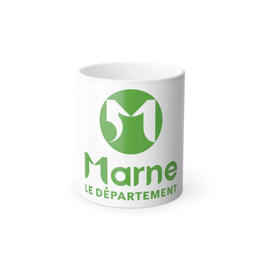 Flag of Marne France - Color Changing Coffee Mug 11oz - Go Mug Yourself