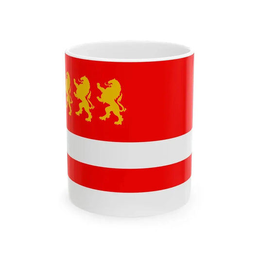 Flag of Marneuli Municipality (Georgia) White Coffee Mug 11oz - Go Mug Yourself