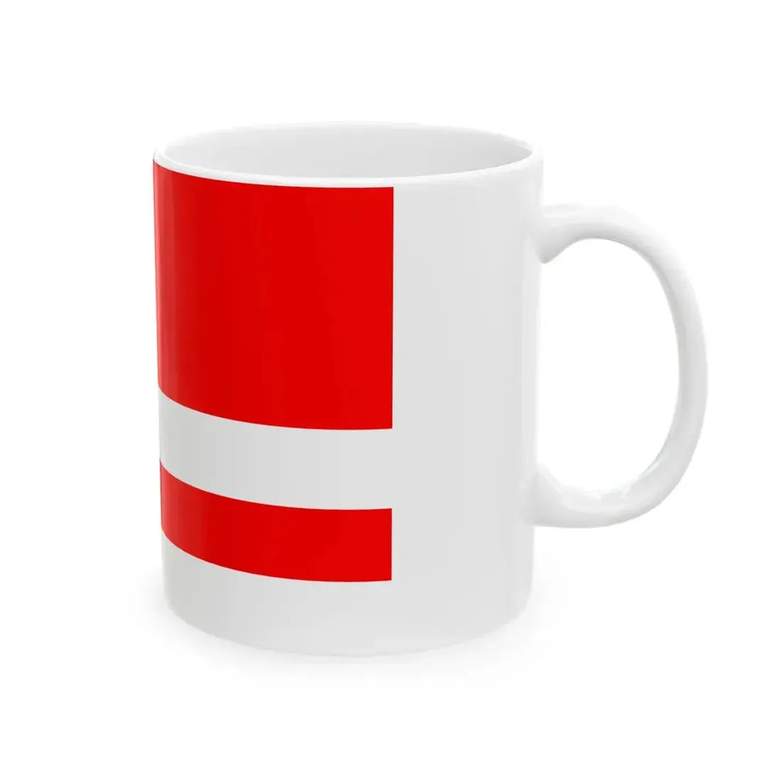 Flag of Marneuli Municipality (Georgia) White Coffee Mug - Go Mug Yourself