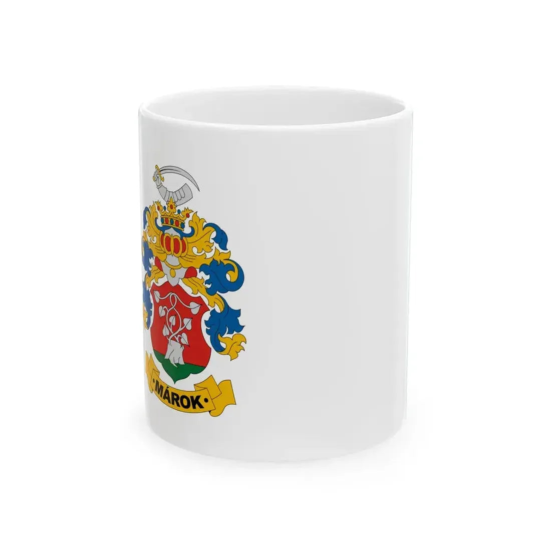 Flag of Marok (Hungary) White Coffee Mug 11oz - Go Mug Yourself