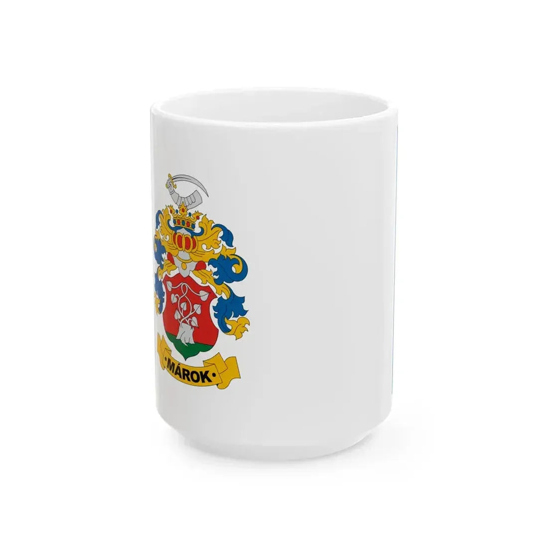 Flag of Marok (Hungary) White Coffee Mug 15oz - Go Mug Yourself