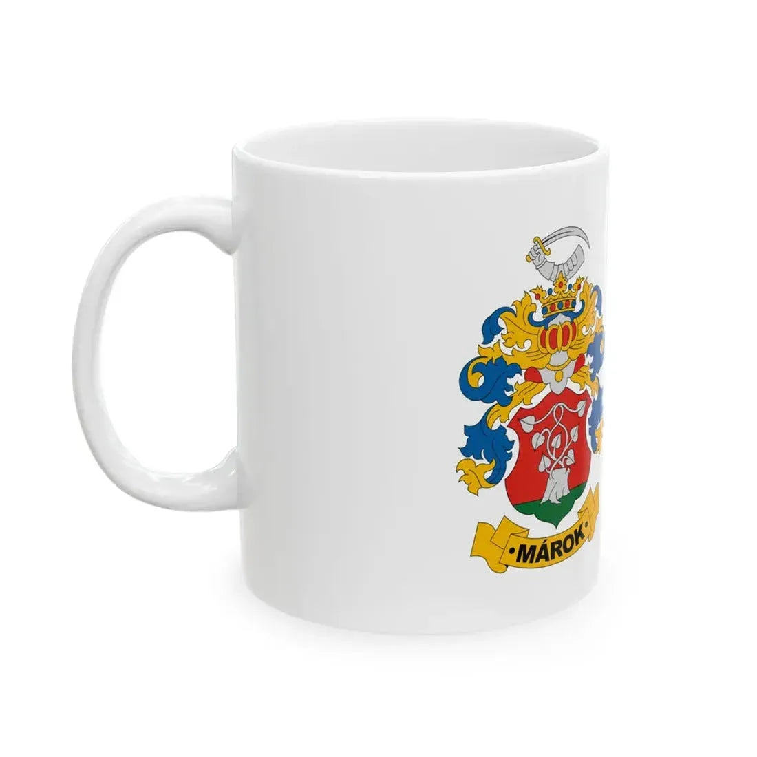 Flag of Marok (Hungary) White Coffee Mug - Go Mug Yourself