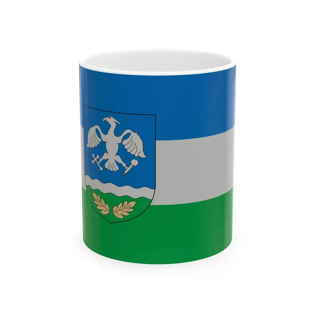 Flag of Marokfold (Hungary) White Coffee Mug 11oz - Go Mug Yourself