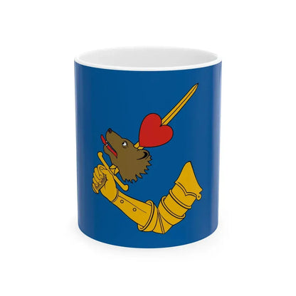 Flag of Marosvasarhely 1941 (Hungary) White Coffee Mug 11oz - Go Mug Yourself