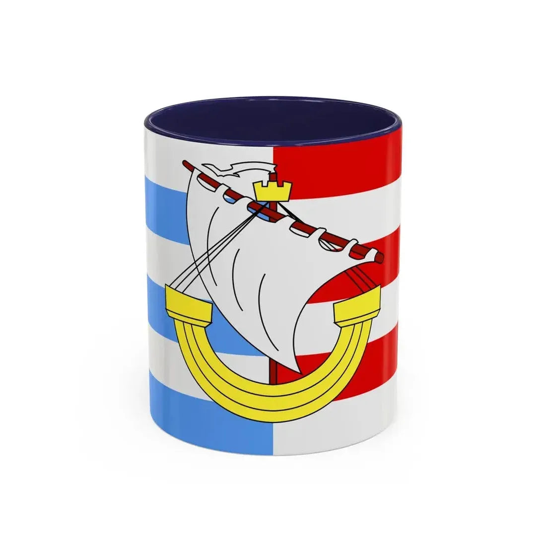 Flag of Marsa Malta - Accent Coffee Mug 11oz Navy - Go Mug Yourself