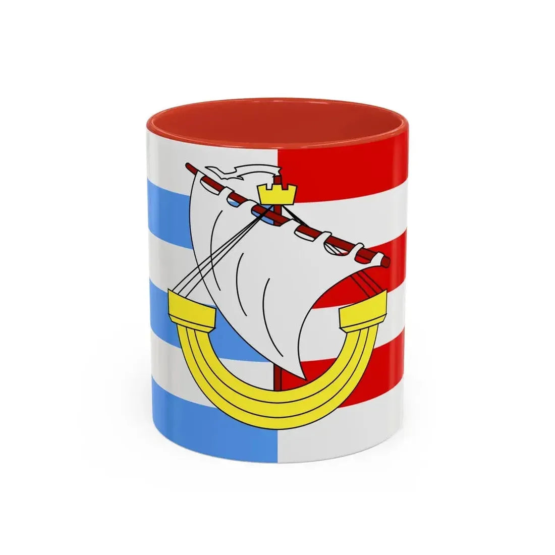 Flag of Marsa Malta - Accent Coffee Mug 11oz Red - Go Mug Yourself