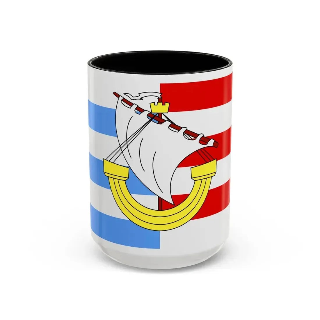 Flag of Marsa Malta - Accent Coffee Mug 15oz Black - Go Mug Yourself