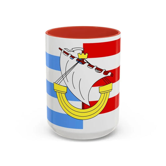 Flag of Marsa Malta - Accent Coffee Mug 15oz Red - Go Mug Yourself
