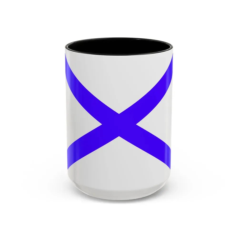 Flag of Marsaxlokk Malta - Accent Coffee Mug 15oz Black - Go Mug Yourself