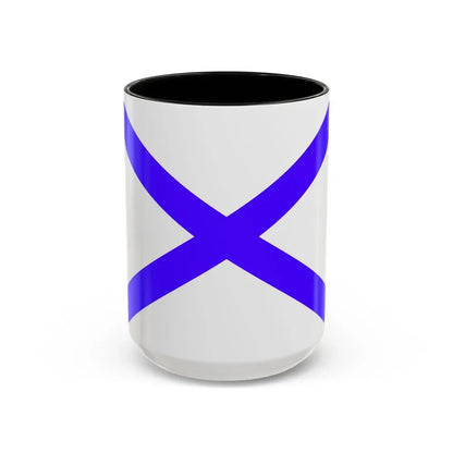 Flag of Marsaxlokk Malta - Accent Coffee Mug 15oz Black - Go Mug Yourself