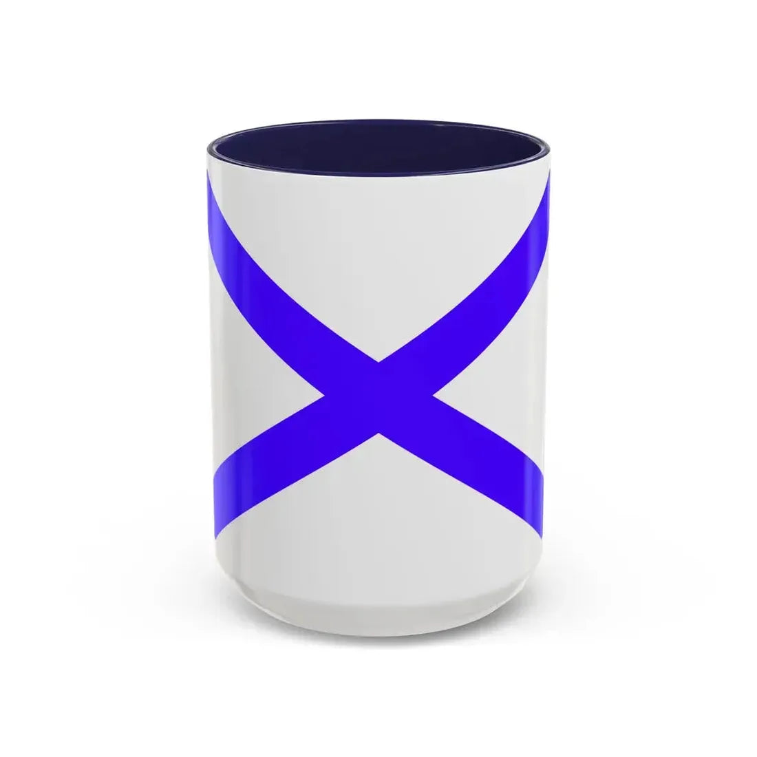 Flag of Marsaxlokk Malta - Accent Coffee Mug 15oz Navy - Go Mug Yourself
