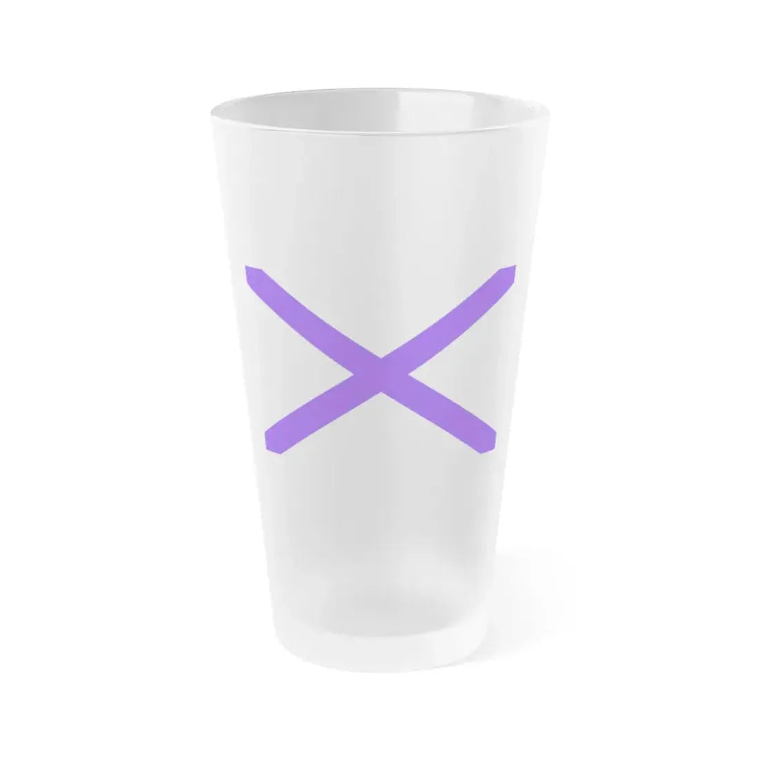 Flag of Marsaxlokk Malta - Frosted Pint Glass 16oz 16oz Frosted - Go Mug Yourself