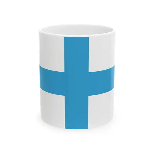 Flag of Marseille (France) White Coffee Mug 11oz - Go Mug Yourself
