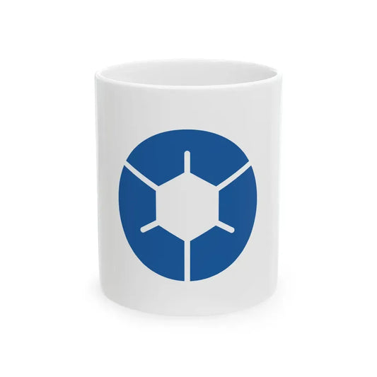 Flag of Marugame Kagawa (Japan) White Coffee Mug 11oz - Go Mug Yourself