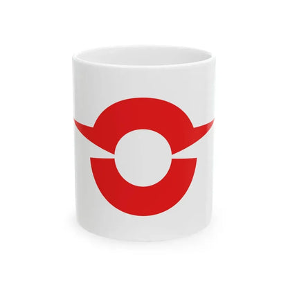 Flag of Maruko Nagano 1961-2006 (Japan) White Coffee Mug 11oz - Go Mug Yourself