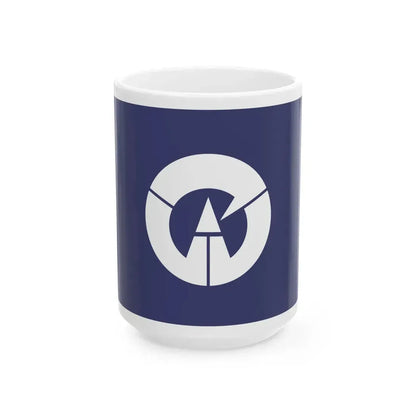 Flag of Marumori Miyagi (Japan) White Coffee Mug 15oz - Go Mug Yourself