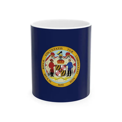Flag of Maryland before 1904 (United States) White Coffee Mug 11oz - Go Mug Yourself