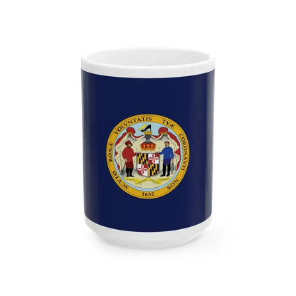 Flag of Maryland before 1904 (United States) White Coffee Mug 15oz - Go Mug Yourself