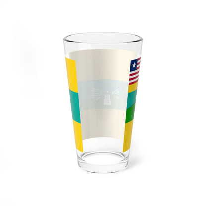 Flag of Maryland County (Liberia) Pint Glass 16oz - Go Mug Yourself