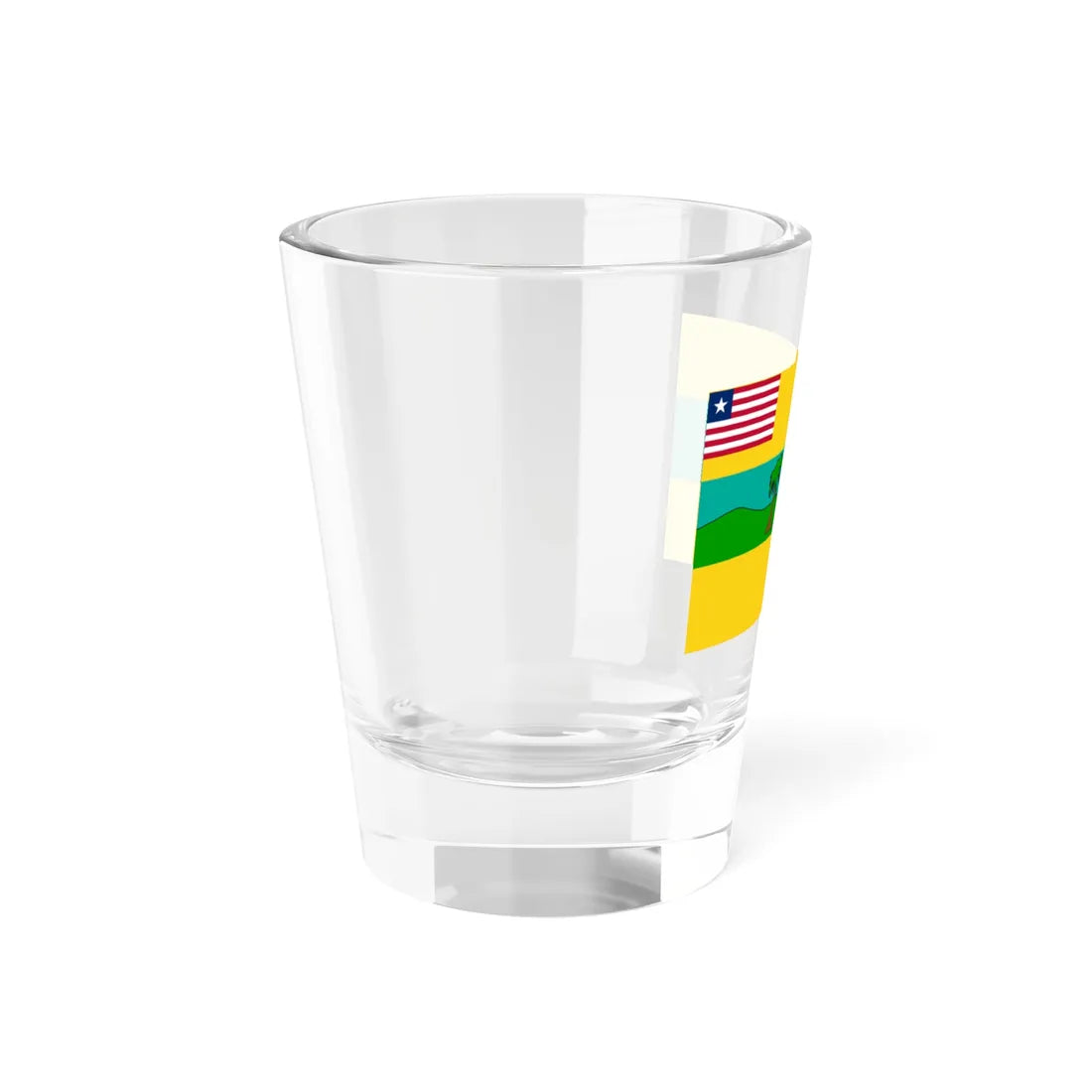 Flag of Maryland County (Liberia) Shot Glass 1.5oz - Go Mug Yourself