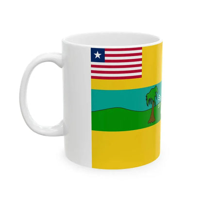 Flag of Maryland County (Liberia) White Coffee Mug - Go Mug Yourself