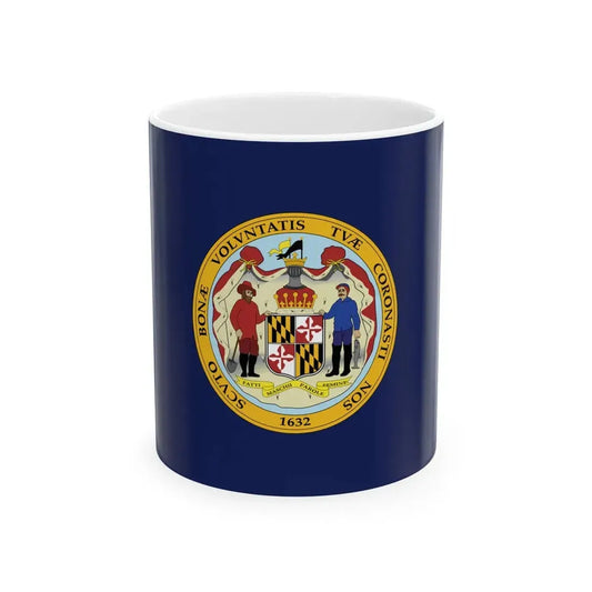 Flag of Maryland pre-1904 (United States) White Coffee Mug 11oz - Go Mug Yourself