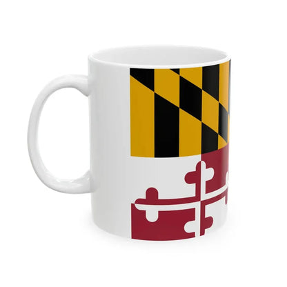 Flag of Maryland (United States) White Coffee Mug - Go Mug Yourself