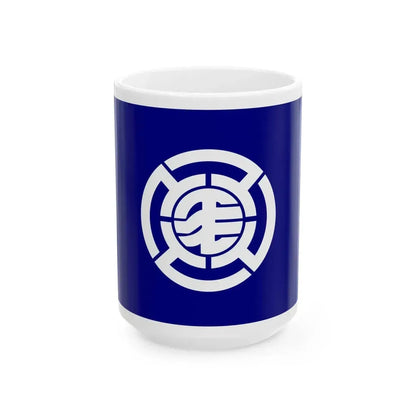 Flag of Mashike Hokkaido (Japan) White Coffee Mug 15oz - Go Mug Yourself